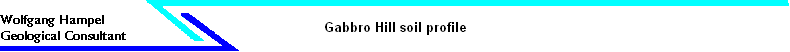 Gabbro Hill soil profile