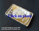 State Refinery Pyongyang: silver bar (front side), 20 gram, 999 fineness