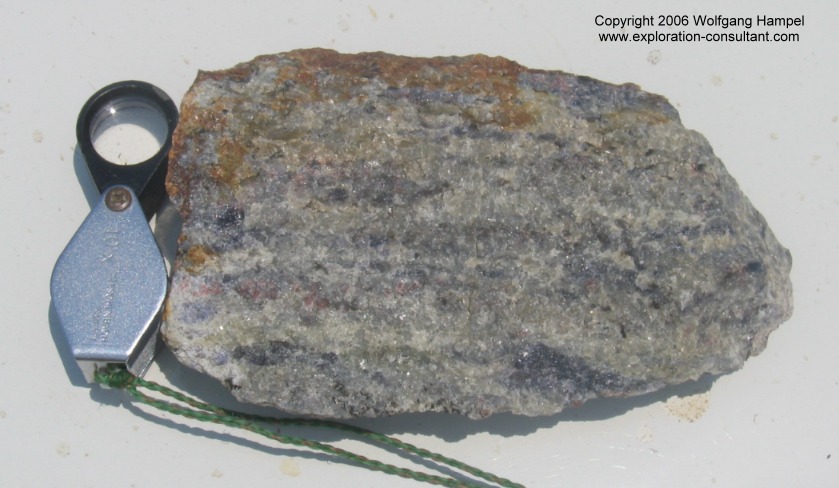 cordierite gneiss st.luce madagascar