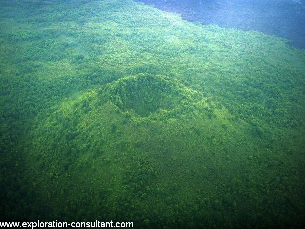 One of the many adventive craters between Goma and Lake Edward.