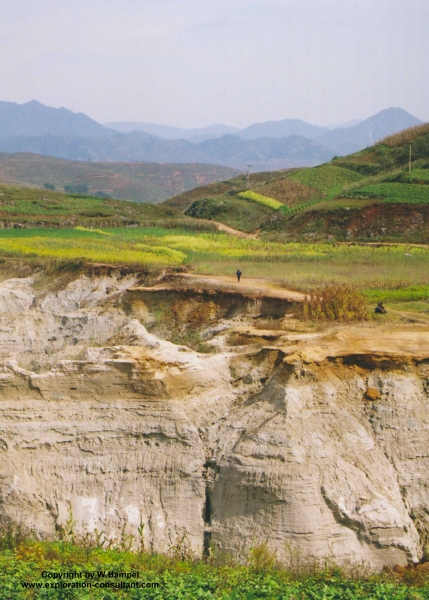 Kamuri Mining District: tailings of molybdenite mine