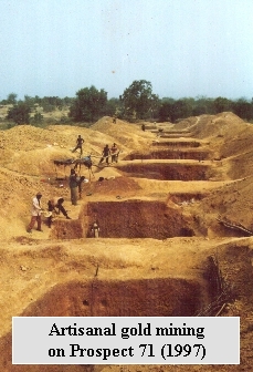 Piela Permit, Burkina Faso, artisanal gold mining